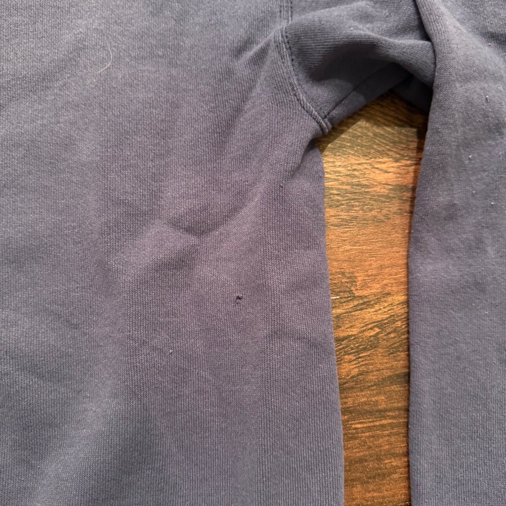 VINTAGE 90s SLAP MAGAZINE SWEATSHIRT CREWNECK BLUE SKATE TEE MEN'S S/M - Picture 10 of 12